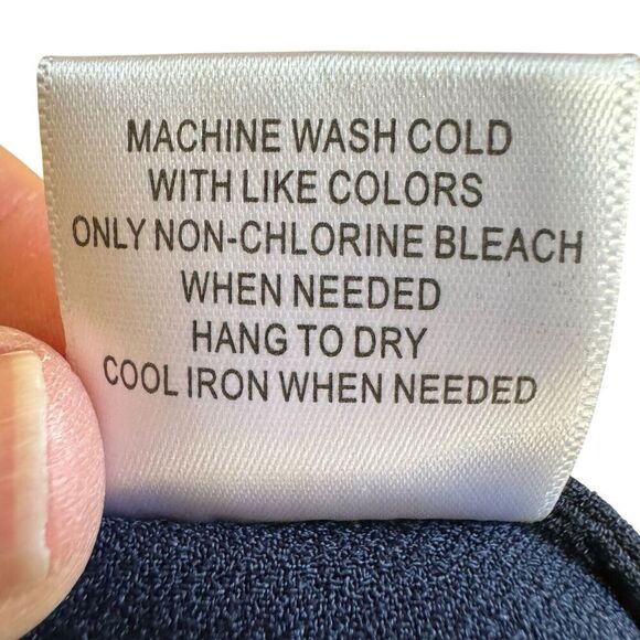 ModCloth Pants Cambridge Nautical Wide Leg Trousers Navy Sz 1X - Picture 8 of 11